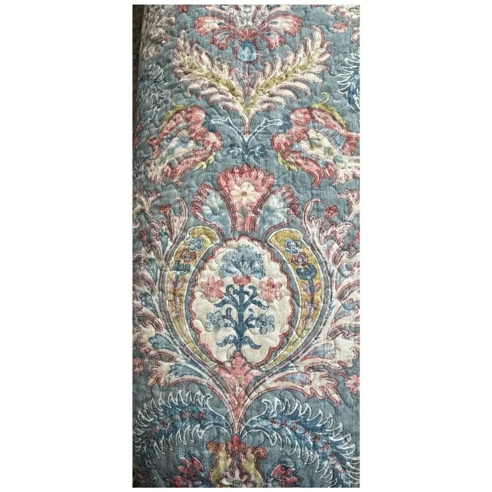 Waverly Vintage Floral Quilt Set Queen Cottagecore Paisley 100% Cotton w/ Shams